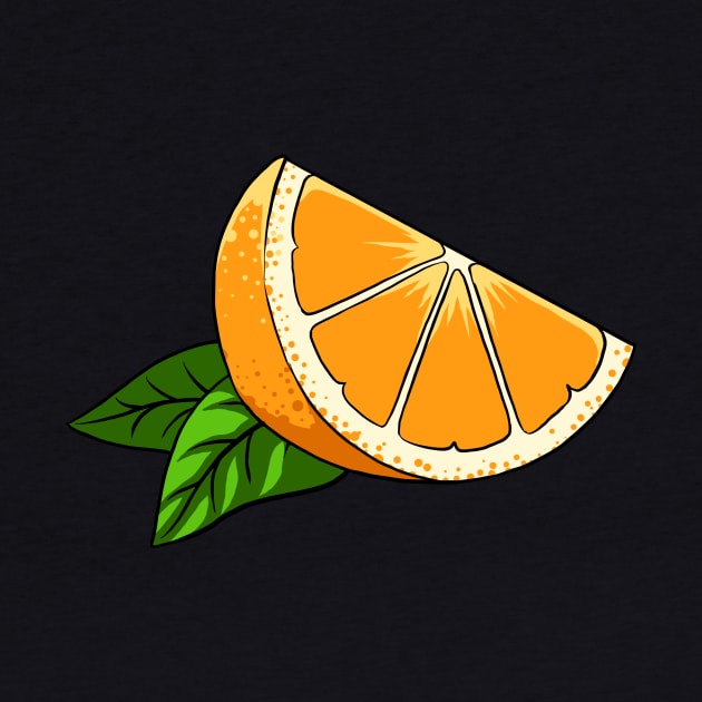 Orange Slice (Fruit) by fromherotozero